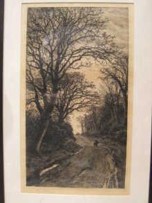 SLOCOMBE Fred 1847-1920,a country lane,Hampstead GB 2012-06-21