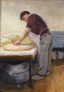 SLONIM David 1966,Depicting a man makingdoughnuts,Wickliff & Associates US 2010-09-10