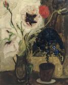 SLUIJTERS Jan 1914-2005,A still life with flowers and a green glass,Christie's GB 2008-06-05