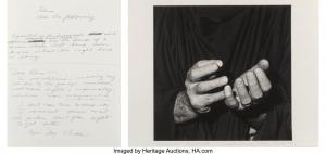 SMALL RENA 1954,Artist's Hands: Huebler,1986,Heritage US 2022-11-17