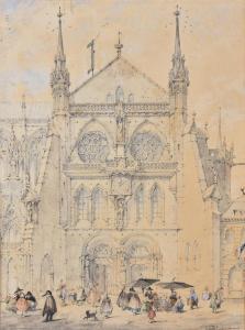 SMALLWOOD William Frome 1806-1834,Strasbourg Cathedral,Dreweatts GB 2019-10-30