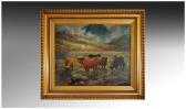 SMART IV John 1838-1899,Sunshine and Showers,Highland Cattle by a Scottish,Gerrards GB 2013-08-22