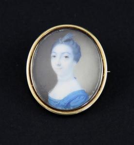 SMART John I 1741-1811,A lady wearing a blue dress,1762,Gorringes GB 2015-06-25