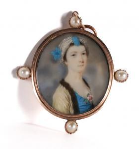 SMART John I 1741-1811,Portrait of a lady wearing a blue dress w,1765,Bellmans Fine Art Auctioneers 2023-10-10