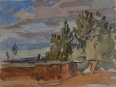 SMART Rowley 1887-1934,Landscape with trees,1922,Capes Dunn GB 2011-10-25