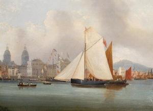 SMARTLEY,Shipping at Greenwich,1848,Bonhams GB 2010-06-15