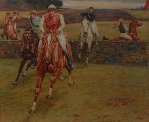 SMETHAM JONES G.W 1800-1800,Steeple Chasing,1894,Bamfords Auctioneers and Valuers GB 2017-04-11
