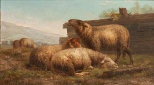 SMETS Albert 1800-1800,Pastoral Scene with Sheep,Hindman US 2022-02-15