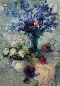 SMIRNOV Yuri Alexandrovitch 1925-1998,Bouquet de lilas,2000,Damien Leclere FR 2017-11-20