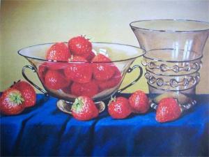SMIRNOVA Ekaterina 1977,Still Life of Strawberries,John Nicholson GB 2009-12-17
