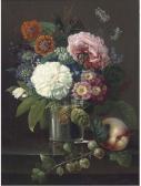 SMIRSCH Johann Carl,Roses, marigolds, daisies, primroses and other sum,1818,Christie's 2005-12-01