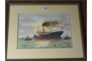 SMITH Alan,Steam Ship Arriving in Hull,2001,David Duggleby Limited GB 2015-10-10