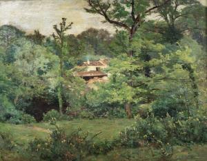 SMITH Alfred Aloysius 1854-1927,Maison dans la forêt,Millon & Associés FR 2018-06-20