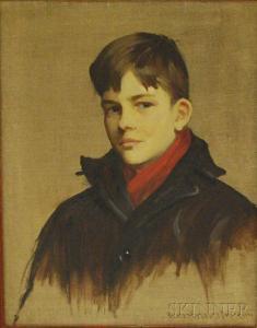 SMITH Alfred Everett 1863-1955,Portrait of George R Dreher as a Boy,Skinner US 2010-07-21