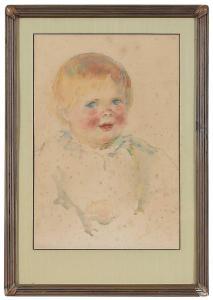 SMITH Alice Ravenel Huger 1876-1958,Portrait of a Child,Brunk Auctions US 2023-11-18