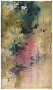 SMITH Alice Ravenel Huger 1876-1958,Untitled Landscape,Brunk Auctions US 2023-02-04