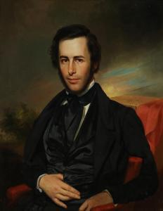 SMITH ALLEN 1810-1890,Portrait of a Gentleman,1845,Clars Auction Gallery US 2017-05-21