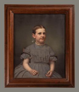 SMITH ALLEN 1810-1890,Portrait of a Young Girl,Hindman US 2022-09-14