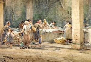 SMITH Arthur Reginald 1871-1934,At the Washing, Assisi,Tennant's GB 2023-11-11