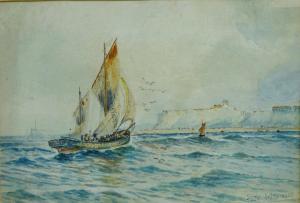 SMITH Austin 1900,Fishing boats off Scarborough,1920,David Duggleby Limited GB 2018-11-17