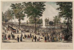 Smith B.F,View of the Water Celebration, on Boston Common October 25th, 1848,Skinner US 2018-08-14