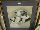 Smith Bev,Portrait Study of Two Great Danes,1991,Tooveys Auction GB 2017-11-01