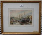 Smith C. Christopher,Whitby Harbour,1887,Tooveys Auction GB 2017-08-09