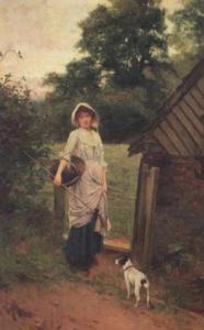 SMITH Carlton Alfred 1853-1946,Blackberry picking,1904,Sotheby's GB 2003-11-19