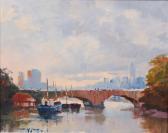 SMITH Charles 1913-2003,Sailing barges on the Thames,1981,Lacy Scott & Knight GB 2017-03-10