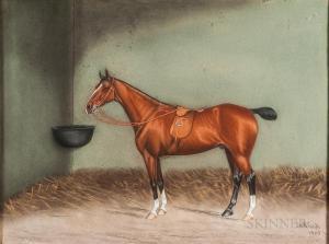 SMITH Dan W 1865-1934,In His Stall,1903,Skinner US 2020-07-28