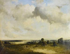 SMITH David Murray 1865-1952,British Pasture Landscape,Halls GB 2022-05-04
