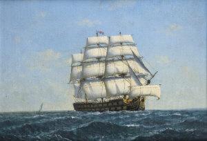 SMITH Denzil 1924-1988,A Frigate Sailing,Adams IE 2009-06-23