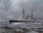 SMITH Edith Agnes 1867-1954,A Battleship,1908,Sworders GB 2011-07-13