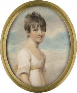SMITH Emma 1783,Bildnis der Miss Raper aus York in weißem Kleid,1831,Galerie Bassenge DE 2018-11-29
