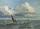 SMITH Frances Tysoe 1891-1921,St. Ives fishing boats in an offshore swell,Christie's GB 2011-05-18