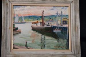 SMITH Fred 1900-1900,Nautical Scene,1977,Quinn & Farmer US 2014-03-24