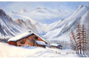 SMITH Fulerton,lpine Winter Scen,Shapes Auctioneers & Valuers GB 2015-10-03