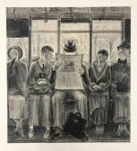 SMITH G. Ralph 1907-2007,Bus Riders,1940,William Doyle US 2018-11-20