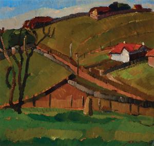 SMITH Grace Cossington 1892-1984,Turramurra Landscape,1926,Menzies Art Brands AU 2024-03-27