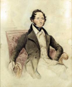 SMITH Herbert Luther,Seated half-length portrait of a gentleman,Canterbury Auction 2017-11-28