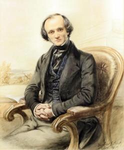 SMITH Herbert Luther,Seated half-length portrait of a gentleman,1851,Canterbury Auction 2017-11-28