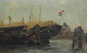 SMITH Hobbe 1862-1942,The harbour of Amsterdam,Christie's GB 2016-05-24