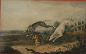 SMITH Holmes 1863-1943,Hare Coursing,1860,Rowley Fine Art Auctioneers GB 2023-02-11