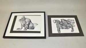 Smith Ira,Two pencil signed black and white lithographs of n,Dargate Auction Gallery US 2022-08-27