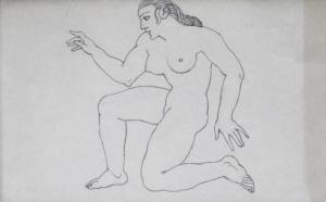 SMITH Ismael MARI 1886-1972,Desnudo femenino,c.1911,Alcala ES 2023-12-21