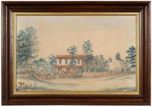 SMITH J.B 1830-1841,The Residence of John Blair, Brooklyn,1863,Brunk Auctions US 2019-05-18