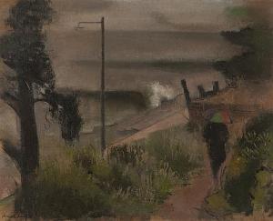 SMITH Jack Carrington 1908-1972,GREY DAY ON THE DERWENT,GFL Fine art AU 2013-05-28