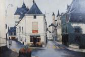 SMITH John 1900-1900,A French Street Scene, oil on board,1971,Golding Young & Mawer GB 2017-04-05