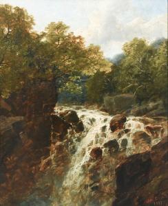 SMITH John Brandon 1848-1884,The Falls of Moness, Scotland,1877,Woolley & Wallis GB 2024-03-06