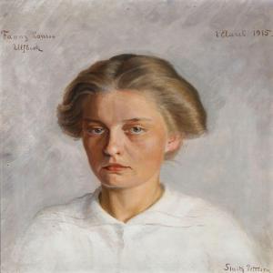 SMITH John Henry 1800-1800,Portrait of sergeant Fanny Louise Ulfbeck,1915,Bruun Rasmussen 2015-08-30